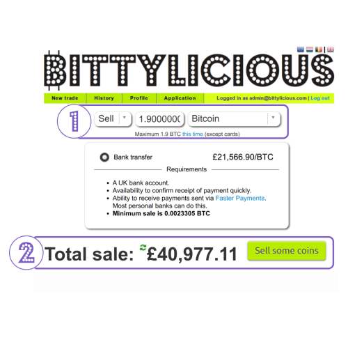 Bitcoin Selling Guide Bittylicious - 